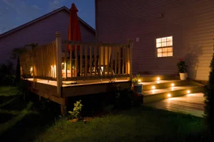 Lighting System in a deck