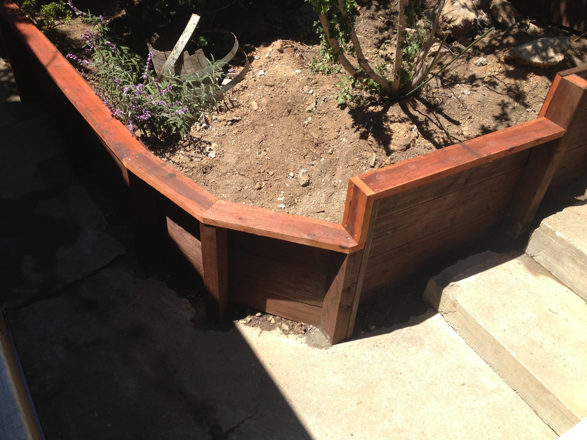 Wood Retaining wall